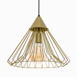 Люстра подвес лофт Atmolight Cone P380 Gold