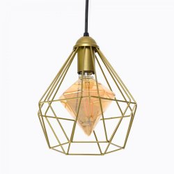 Люстра подвес лофт Atmolight Crystal P235 Gold