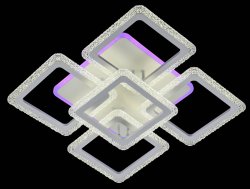 Люстра світлодіодна Sirius 2023/4+1С WH 156W LED з пультом