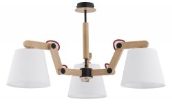 Люстра с абажурами ALFA Joga White 22413