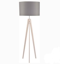 Торшер с абажуром TK Lighting Dove Silver 2922