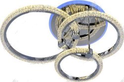 Люстра светодиодная Sirius S9788/3С CR 97W LED RGB с пультом+диммер