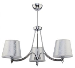 Люстра с абажурами Jupiter Oskar 1515 OR 3 CH