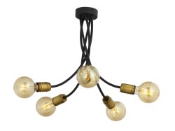 Люстра потолочная лофт Jupiter Luce 1877 LU5 CZ/P