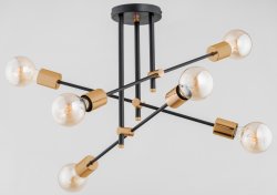 Люстра современная лофт ALFA Tri Step Miedz 27036