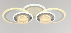 Люстра светодиодная Sirius 89982/2+2Н WT 132 Вт LED с пультом+диммер