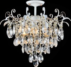 Люстра хрустальная потолочная Sirius S21069/6H WT