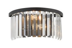 7633 Світильник Nowodvorski CRISTAL BLACK KINKIET PL