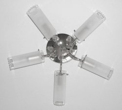 Люстра стельова TINKO 93909CR/5H WT 