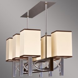 Люстра современная Kemar Riffta Brown RF/6/B