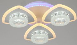 Люстра светодиодная Sirius 80092/3+1 WT 112W LED с пультом+диммер