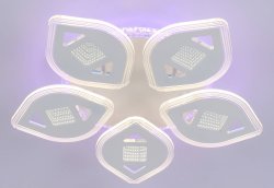 Люстра светодиодная Sirius 82092/5+1 WT 140W LED с пультом+диммер