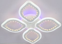 Люстра светодиодная Sirius 76893/4 WT 190W LED с пультом+диммер