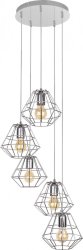 Люстра подвес лофт TK Lighting Diamond Silver 4289