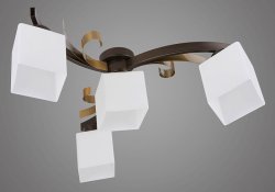 Люстра потолочная KEMAR Atrato Brown AT/4/P/B
