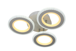 Люстра светодиодная Sirius S0066/3 WT 102W LED с пультом+диммер