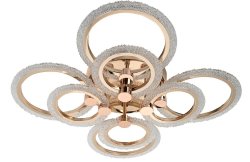 Люстра светодиодная Sirius 75593/4+4 GD 160W LED с пультом+диммер