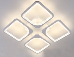 Люстра светодиодная Sirius 26593/4 WT144W LED с пультом+диммер