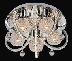 Люстра стельова Sirius 8875/5H LED з пультом 