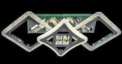 Люстра светодиодная Sirius 6613/2+1С CR 88W LED  без пульта