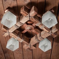 Люстра потолочная кантри SIRIUS 6807/4H