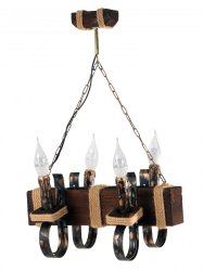 Люстра свічки кантрі SIRIUS S3307/4P