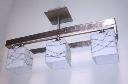 Люстра потолочная TINKO 81224SL/3H WT+BK