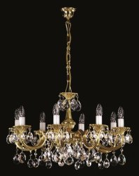 Люстра кришталева Art Glass Alice VIII. light patina Crystal Exclusive 