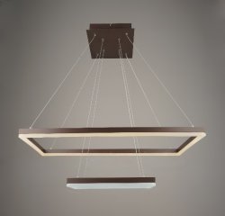 Люстра светодиодная Sirius S7261/2P BN 144W LED с пультом+диммер