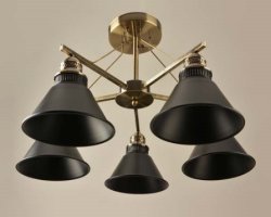 Люстра стельова лофт Sirius S7867/5H