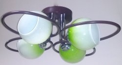 Люстра потолочная Sirius 4341/4H GREEN
