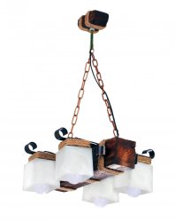 Люстра підвіс кантрі SIRIUS S2407/4P