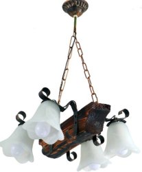 Люстра подвес кантри SIRIUS S5707/4P