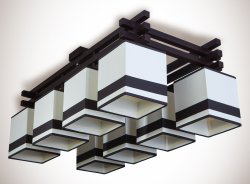 Люстра потолочная с абажурами 20091