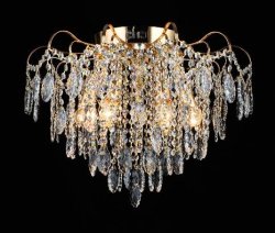 Люстра потолочная хрустальная Sirius S8402/6+6H с пультом