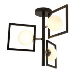 Люстра стельова лофт Searchlight 4833-3BK Rosewell