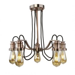 Люстра лофт сучасна Searchlight 1065-5CU Olivia
