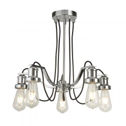 Люстра лофт современная Searchlight 1065-5CC Olivia