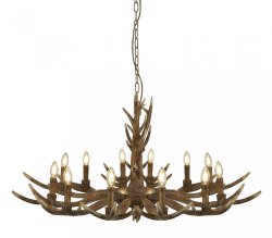 Люстра свечи Searchlight 6416-12BR Stag