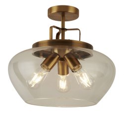 Люстра стельова Searchlight 8973-3BZ Boule