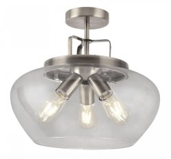 Люстра стельова Searchlight 8973-3SS Boule