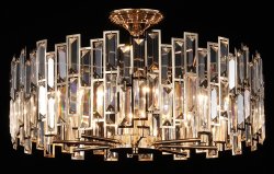 Люстра кришталева стельова Sirius 3209/8Н FG