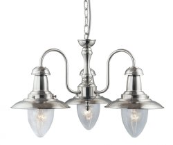 Люстра подвес лофт Searchlight 5333-3SS Fisherman