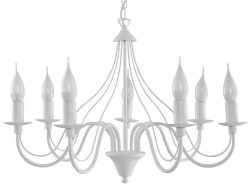 Люстра классическая свечи Sollux MINERWA 7 white SL.0215