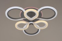 Люстра светодиодная Sirius S403/3+3 GR 118W LED RGB с пультом+диммер
