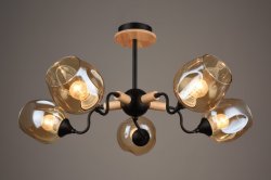 Люстра лофт с плафонами Sirius 0953/5H