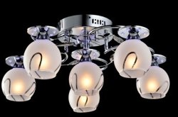 Люстра потолочная Sirius S5873/6H CR LED с пультом