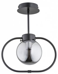 Светильник потолочный лофт ALFA Sekura Black 26520