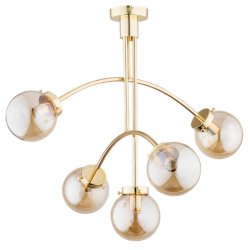 Люстра лофт ALFA Lusco gold 27135