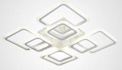 Люстра светодиодная Sirius 50293/4+4 WT 192W LED с пультом+диммер